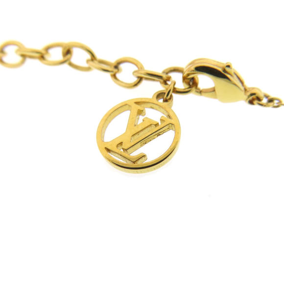 LOUIS VUITTON Gold Necklace - Picture 8 of 8